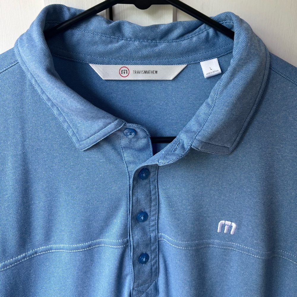 Size large, Travis Mathew polo. Brand new condition, gently worn!